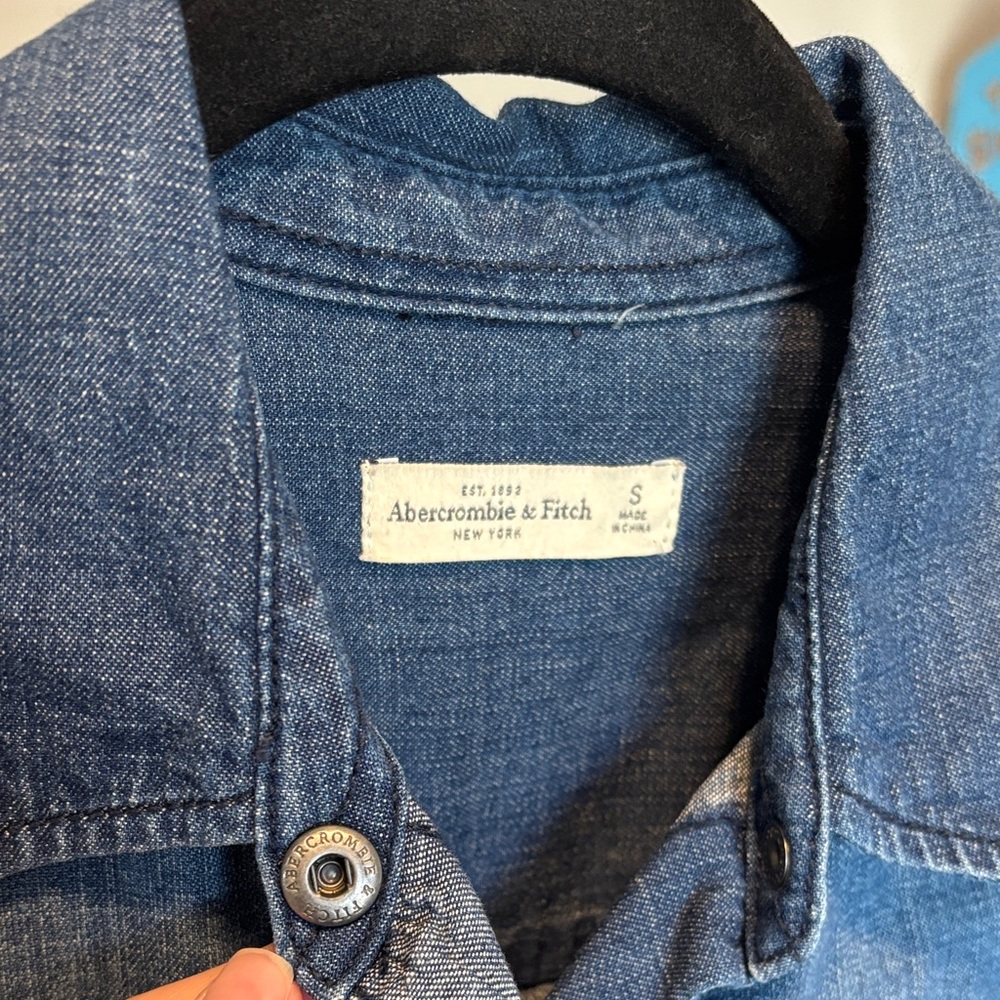 Abercrombie & Fitch Denim Shirt Dress - Picture 2 of 13